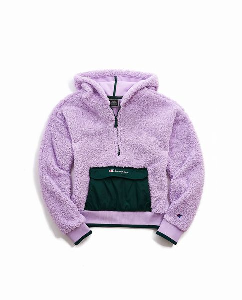  SHERPA PULLOVER HOODIE - CHAMPION X URBAN OUTFITTERS 