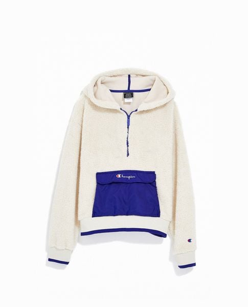  SHERPA PULLOVER HOODIE - CHAMPION X URBAN OUTFITTERS 