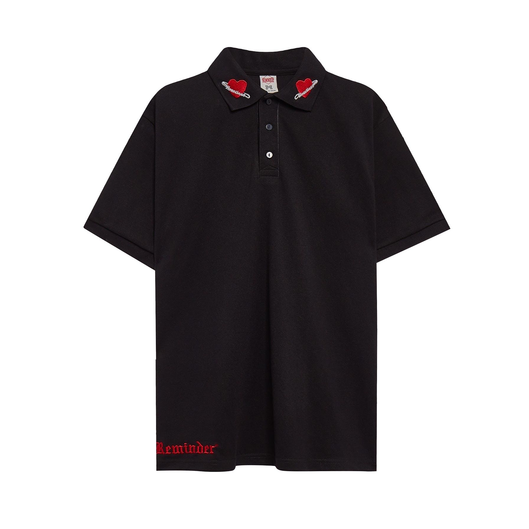  HEARTLESS BLACK POLO Shirt 