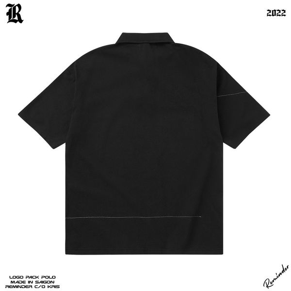 LOGO PACK POLO - BLACK