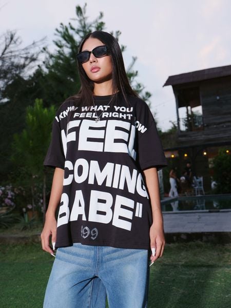 I KNOW WHAT U FEEL T-SHIRT / BLACK