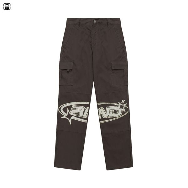 LOGO CARGO PANT ( BROWN )