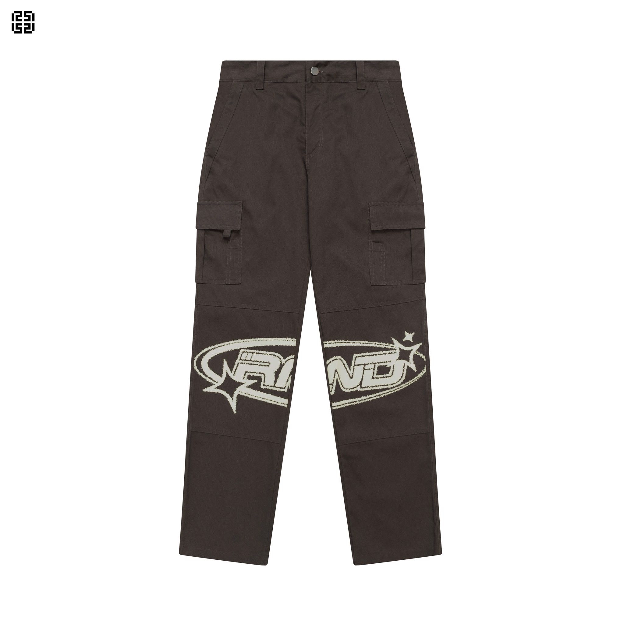  LOGO CARGO PANT ( BROWN ) 