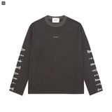  DOUBLE LAYER LONG SLEEVE TEE - SPACE GREY 