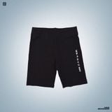  LOGO BIKER SHORT RIBBED BLACK 