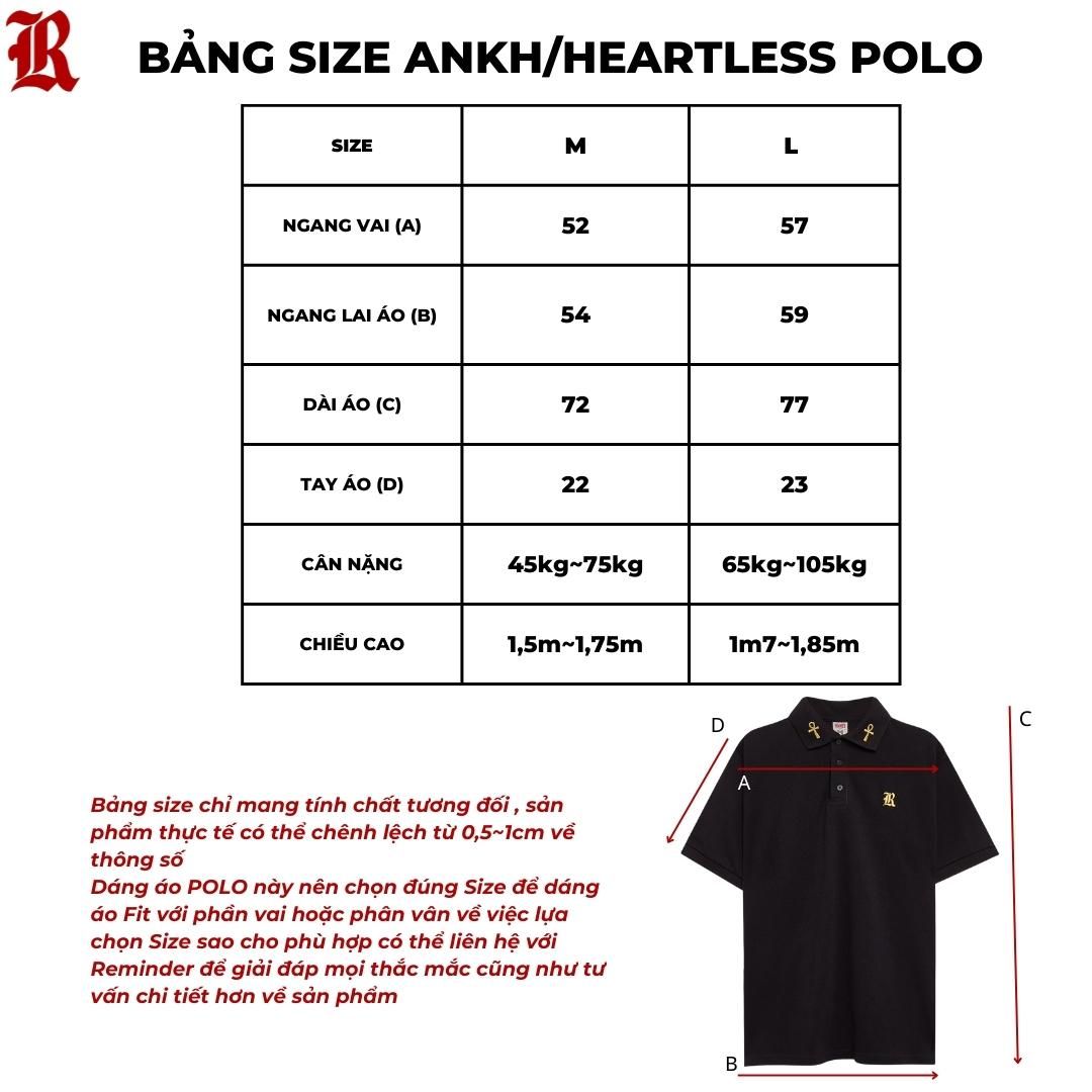  HEARTLESS WHITE POLO Shirt 