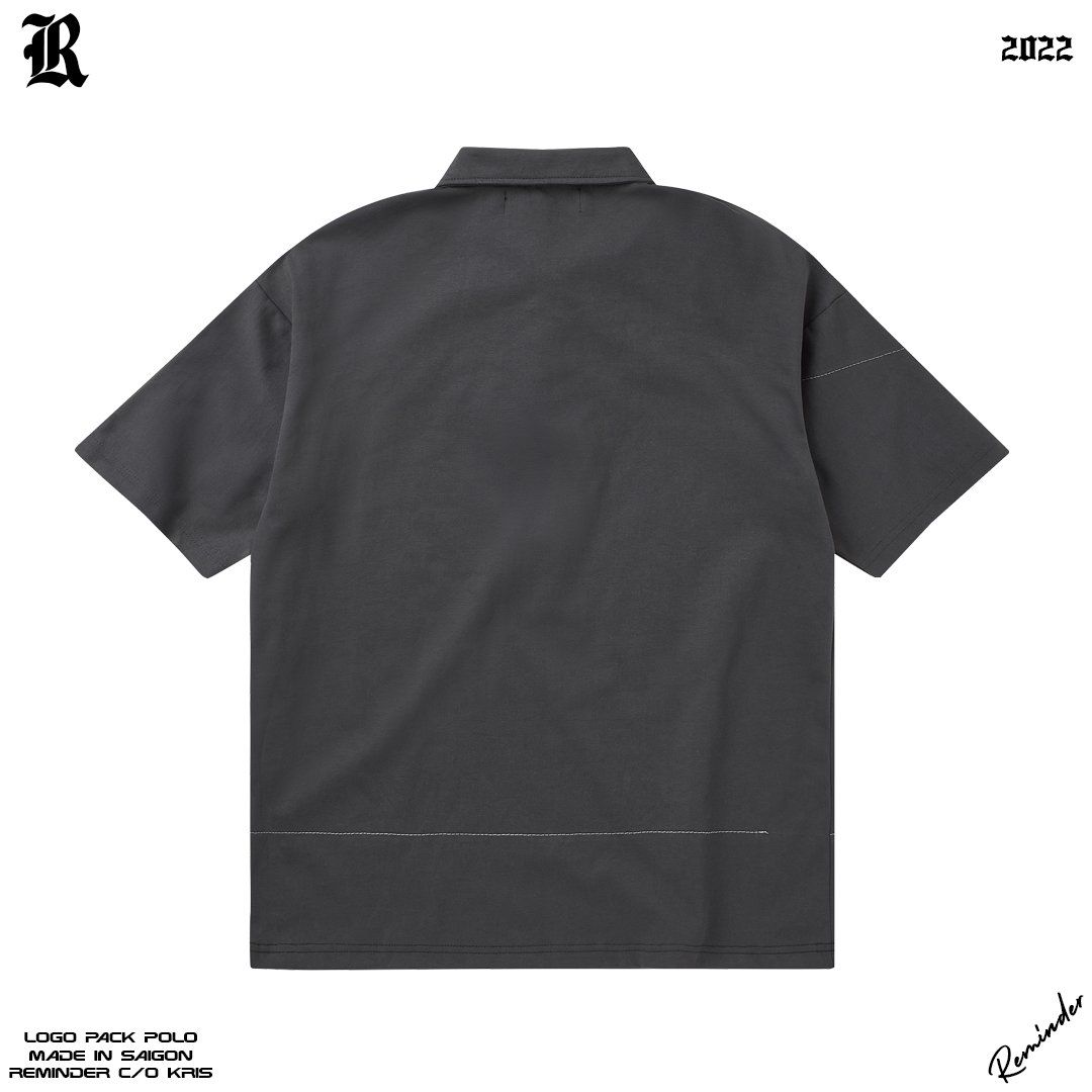  LOGO PACK POLO - GREY 
