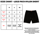  LOGO PACK NYLON SHORT - BROWN 