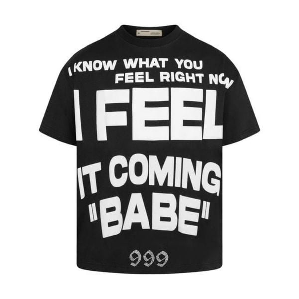 I KNOW WHAT U FEEL T-SHIRT / BLACK