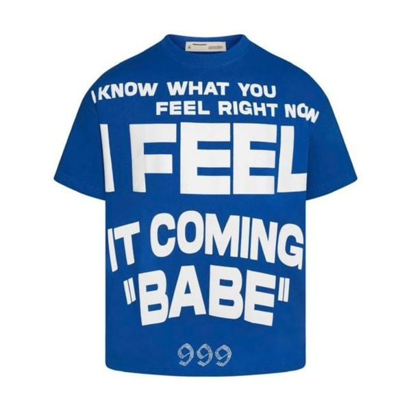 I KNOW WHAT U FEEL T-SHIRT / BLUE