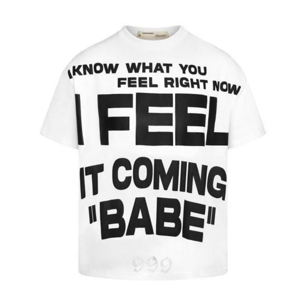 I KNOW WHAT U FEEL T-SHIRT / WHITE