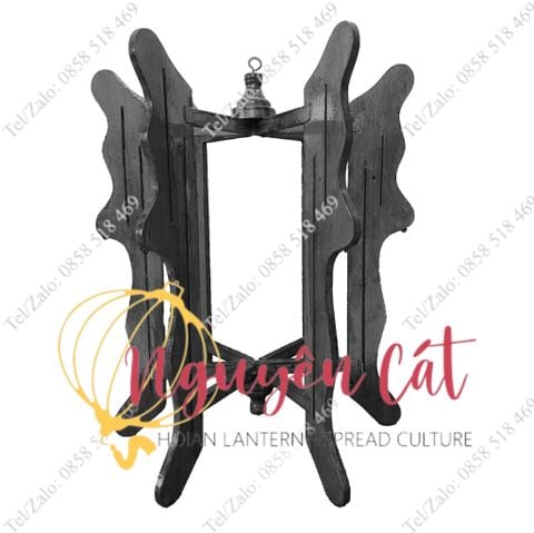  Khung đèn gỗ lục giác 