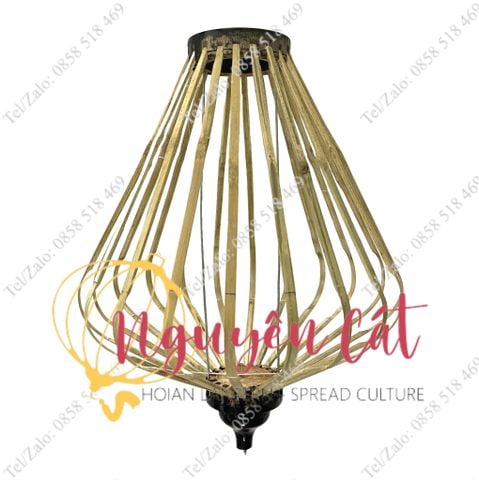  Khung đèn tre kiểu Kim Cương 