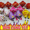 (Miễn phí vận chuyển) Combo 25 đèn lồng vẽ tay chủ đề Tết