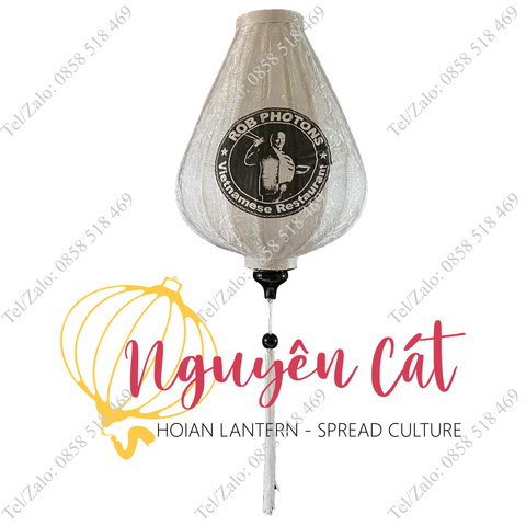  Đèn lồng Hội An khung tre vải in theo yêu cầu (logo, hoạ tiết đặc biệt) in từ 30 cái trở lên 