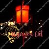Đèn lồng gỗ lục giác Hội An vải gấm đỏ họa tiết long phượng (Trong nhà)