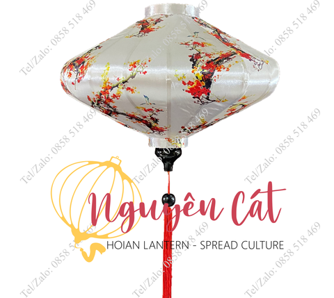 Đèn lồng vải phi họa tiết 15 (Trong nhà/ Ngoài trời) 