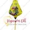 (Miễn phí vận chuyển) Combo đèn lồng freesize - 50 đèn lồng vải phi vẽ tay thế giới muôn màu