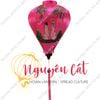 (Miễn phí vận chuyển) Combo đèn lồng freesize - 50 đèn lồng vải phi vẽ tay thế giới muôn màu