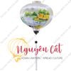 (Miễn phí vận chuyển) Combo đèn lồng freesize - 50 đèn lồng vải phi vẽ tay thế giới muôn màu