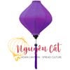 (Miễn phí vận chuyển) Combo 10 đèn lồng vải phi trơn chống nước trang trí tết