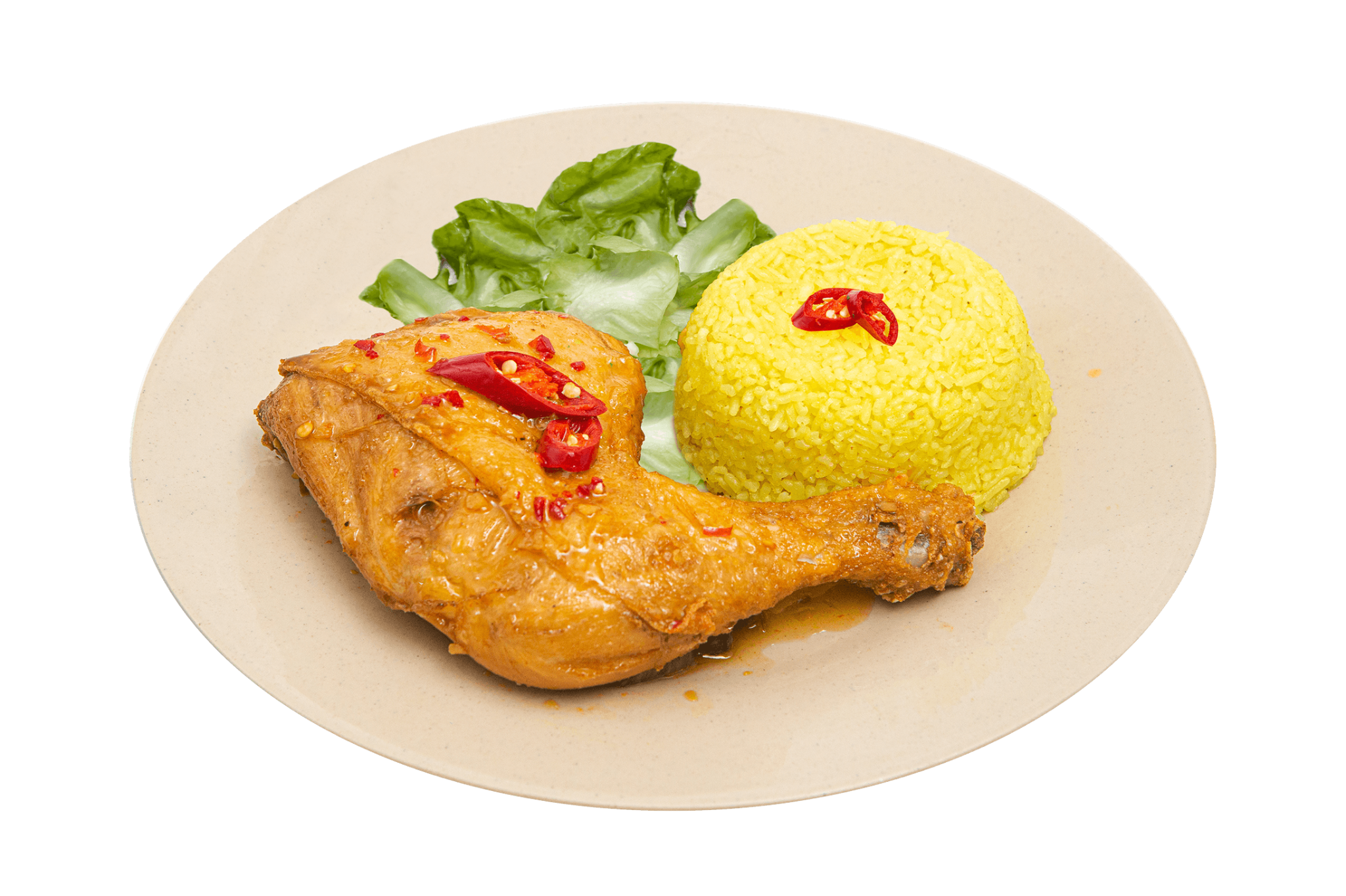  Cơm Đùi Gà Góc Tư (Xốt Chua Cay) 