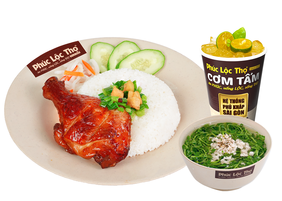  Combo Gà Quay Than Hoa Canh Nước 