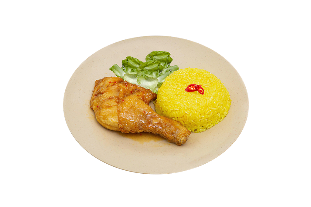  Cơm Đùi Gà Size Nhỏ (Xốt Truyền Thống ) 