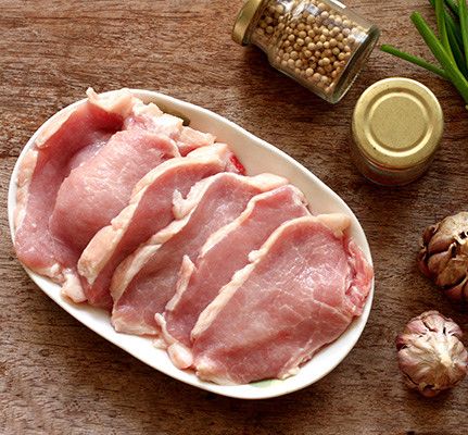  Thịt heo cốt lết 500g 