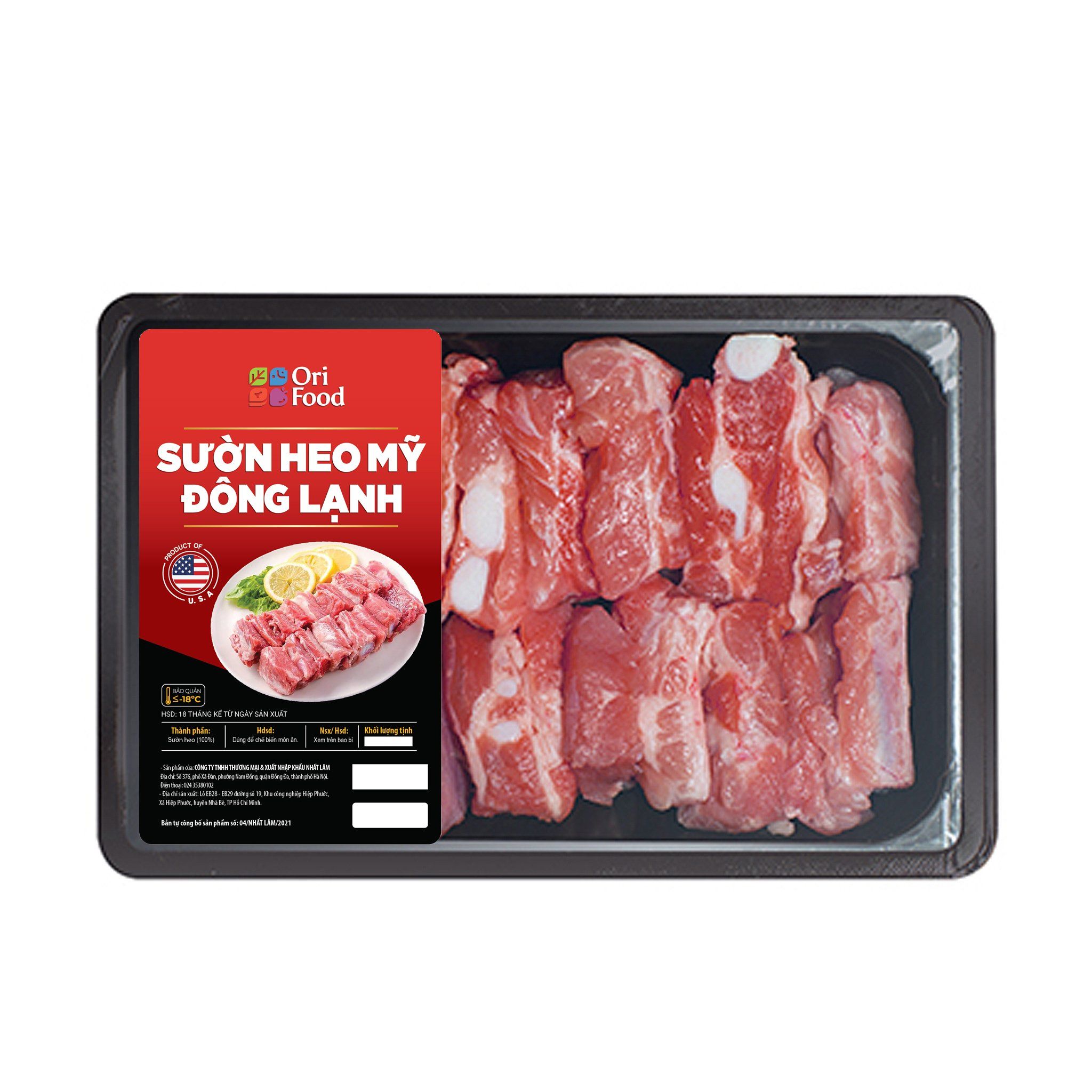  Sườn heo Mỹ 1 Kg 
