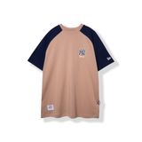  Tee NEW.ERA Logo NY Raglan 