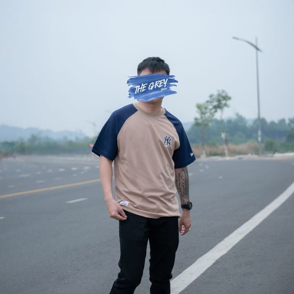  Tee NEW.ERA Logo NY Raglan 