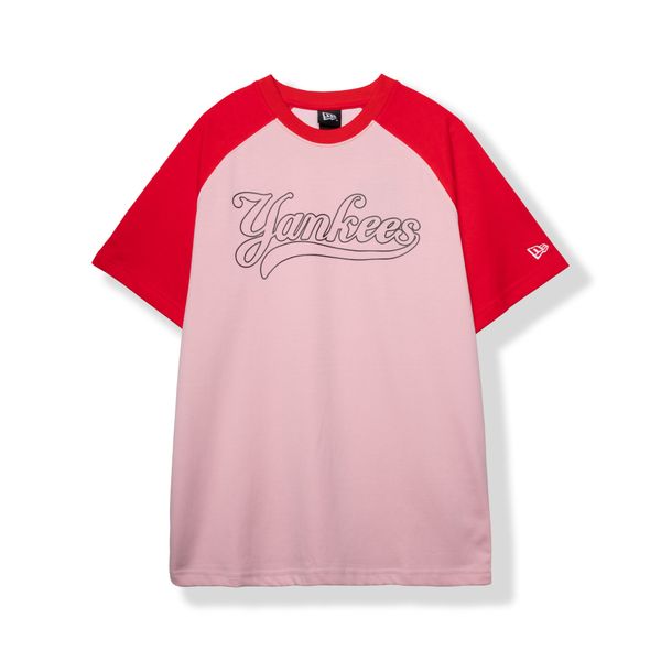  Tee NEW.ERA Logo NY Raglan 