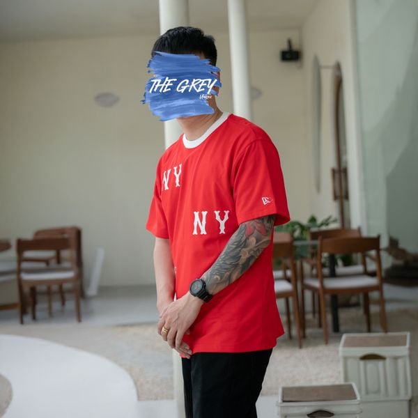  Tee NEW ERA Logo NY Phối Cổ 