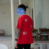  Tee NEW ERA Logo NY Phối Cổ 