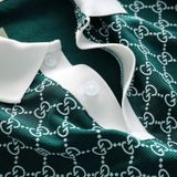  Polo G.U.C.C.I Phối Họa Tiết 