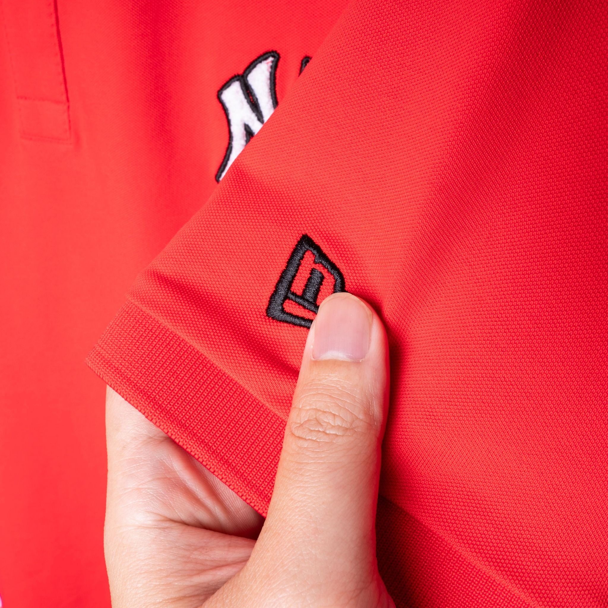  Polo NEW ERA Logo NY Xù Chữ 