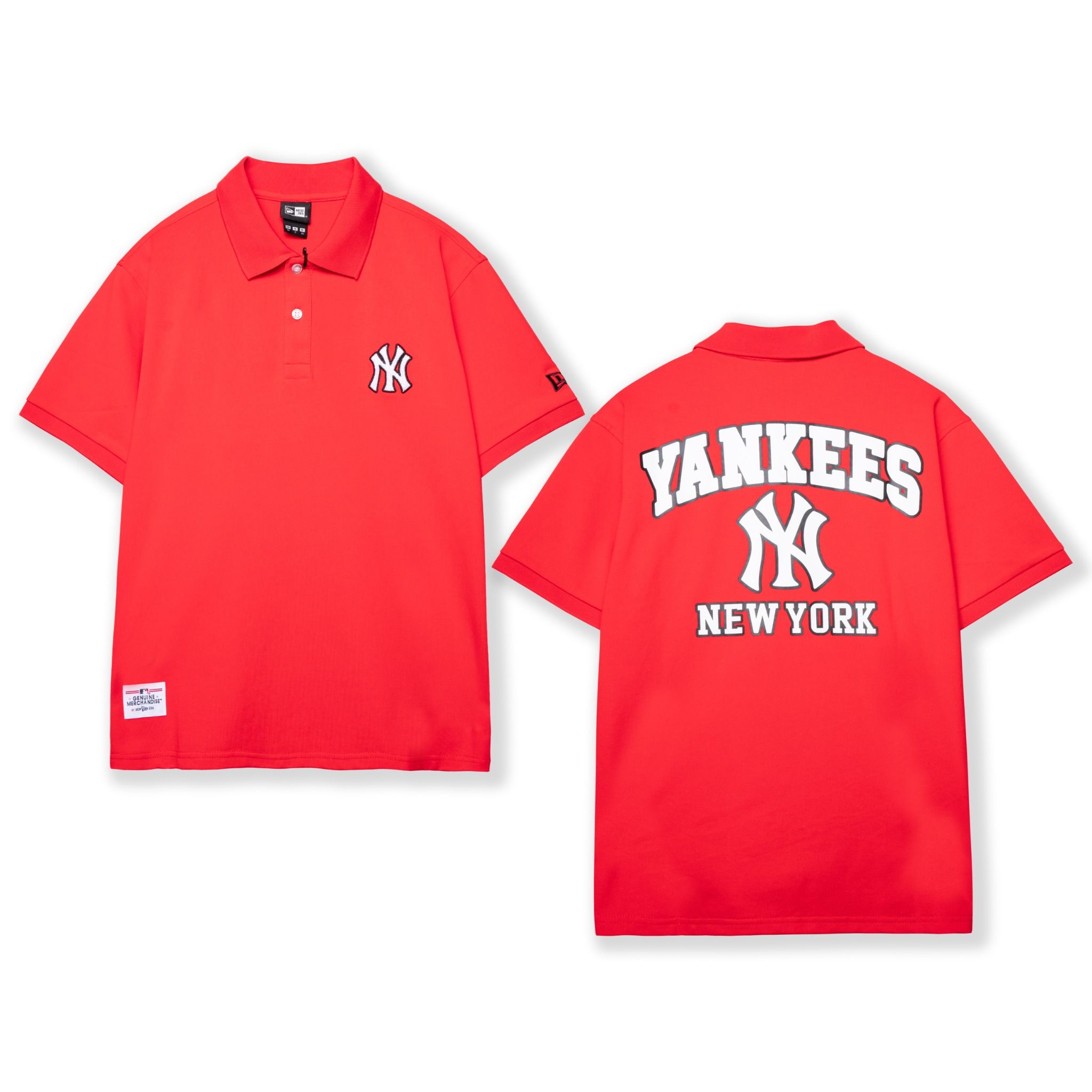  Polo NEW ERA Logo NY Xù Chữ 