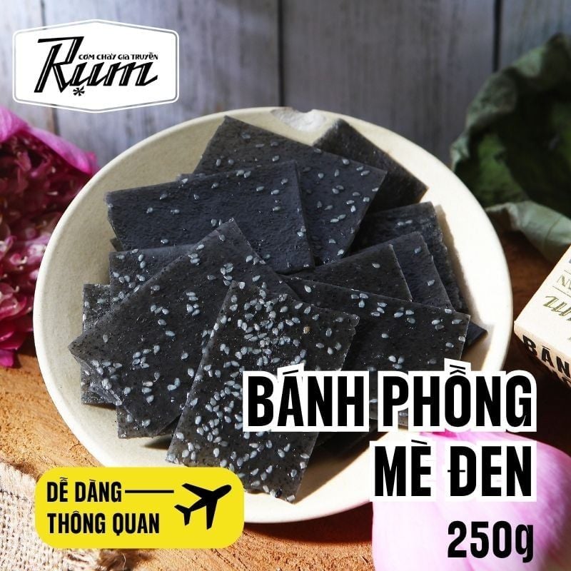 Bánh Phồng Mè Đen 250g