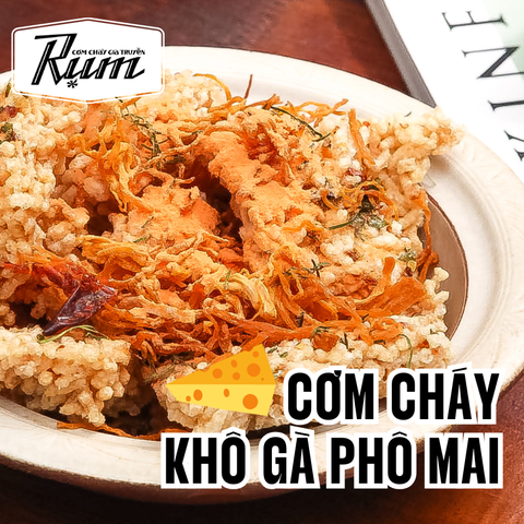  Cơm cháy khô gà phô mai lá chanh 500gr (HỘP) 
