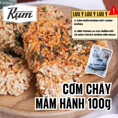  Cơm cháy mắm hành 100gr 