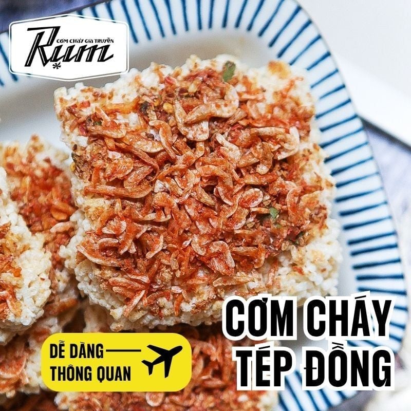 Cơm cháy tép đồng 475gr (HỘP)