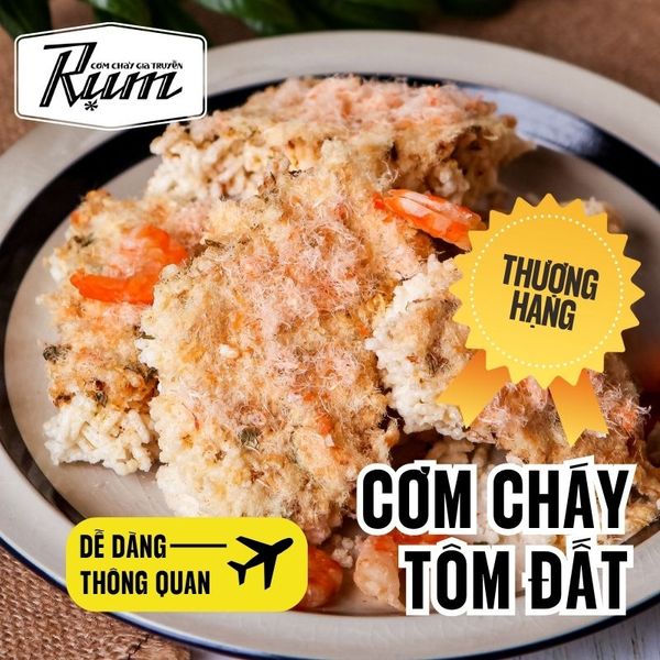  Cơm cháy tôm đất thượng hạng 500gr(HỘP) 