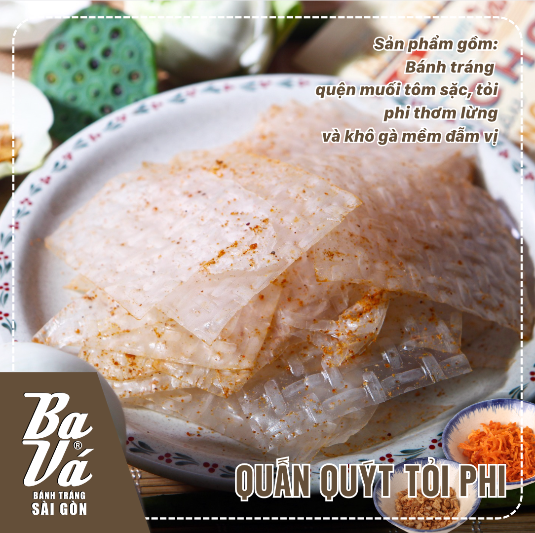 Bánh Tráng Quấn Quýt Tỏi Phi