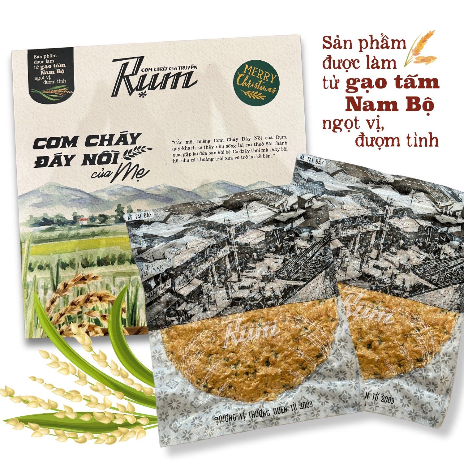 Cơm cháy chà bông đáy nồi 500gr