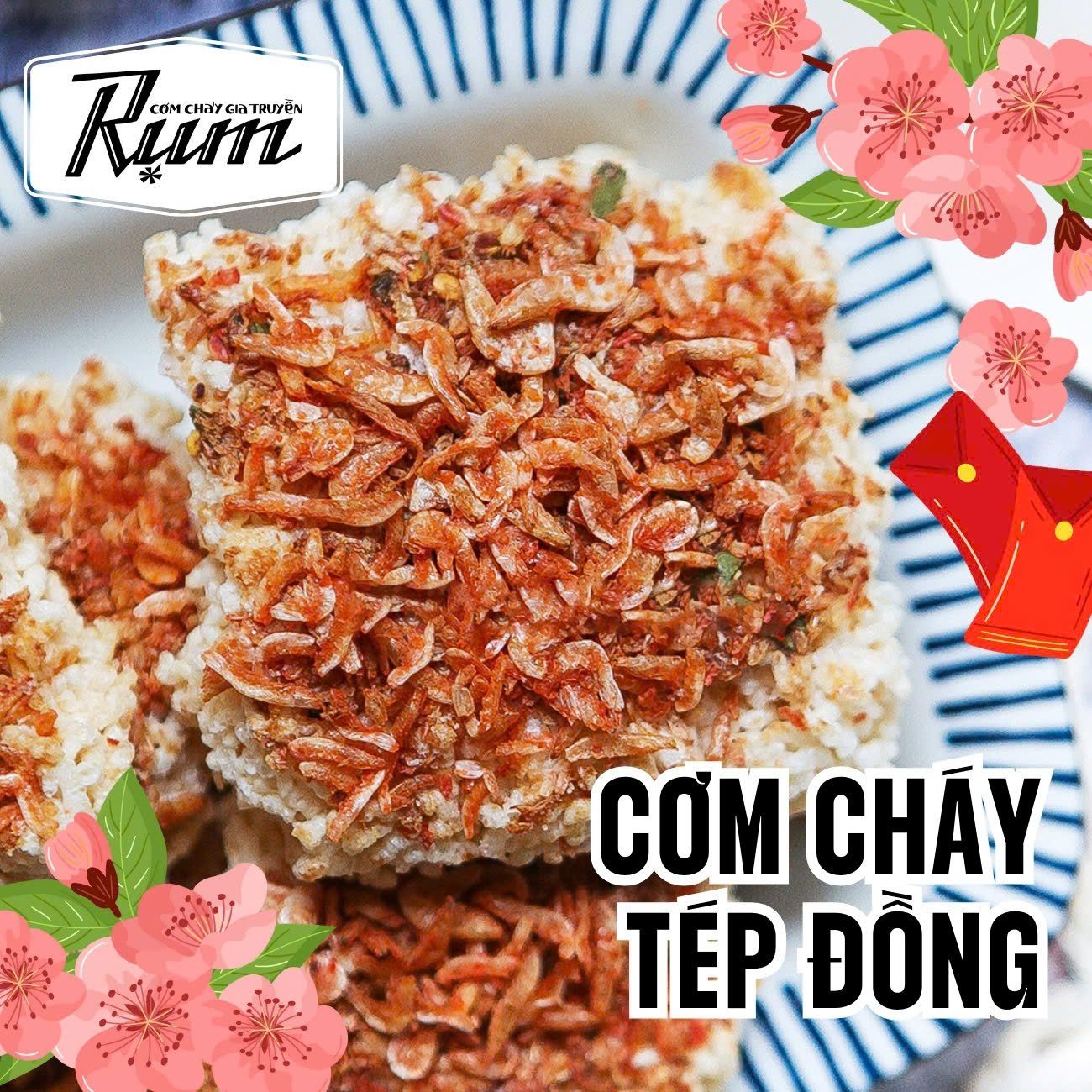 Cơm cháy tép đồng 475gr (HỘP)