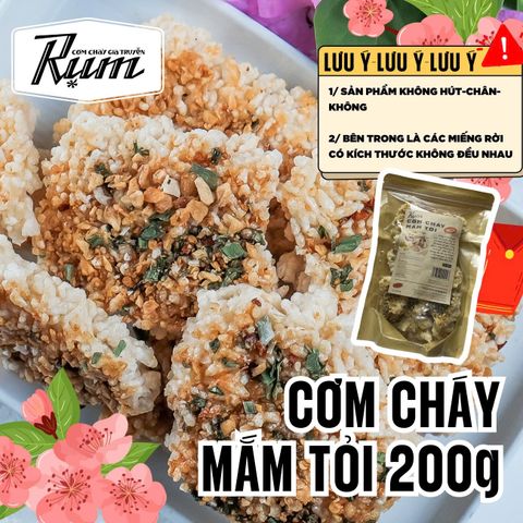  Cơm cháy mắm tỏi 200gr 
