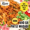 Khô gà lá chanh nồng mù tạt 500g