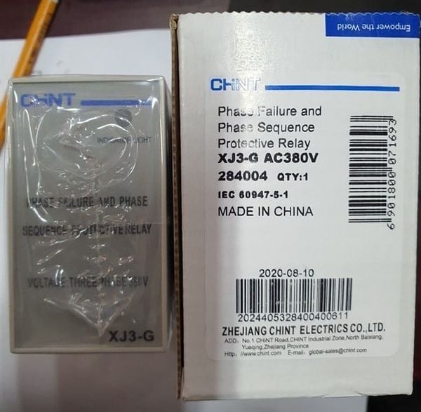 RƠ LE BẢO VỆ CHỐNG MẤT PHA XJ3-G CHINT