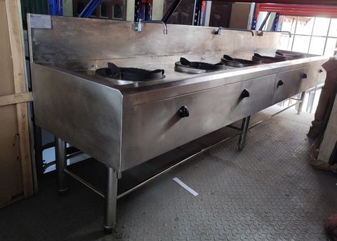 Bếp gas công nghiệp 5 bếp GADO
